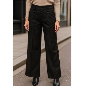 Hugo Boss Designer Brown Cargo‎ Style Pants with D-Ring Details Streetwear 12299
